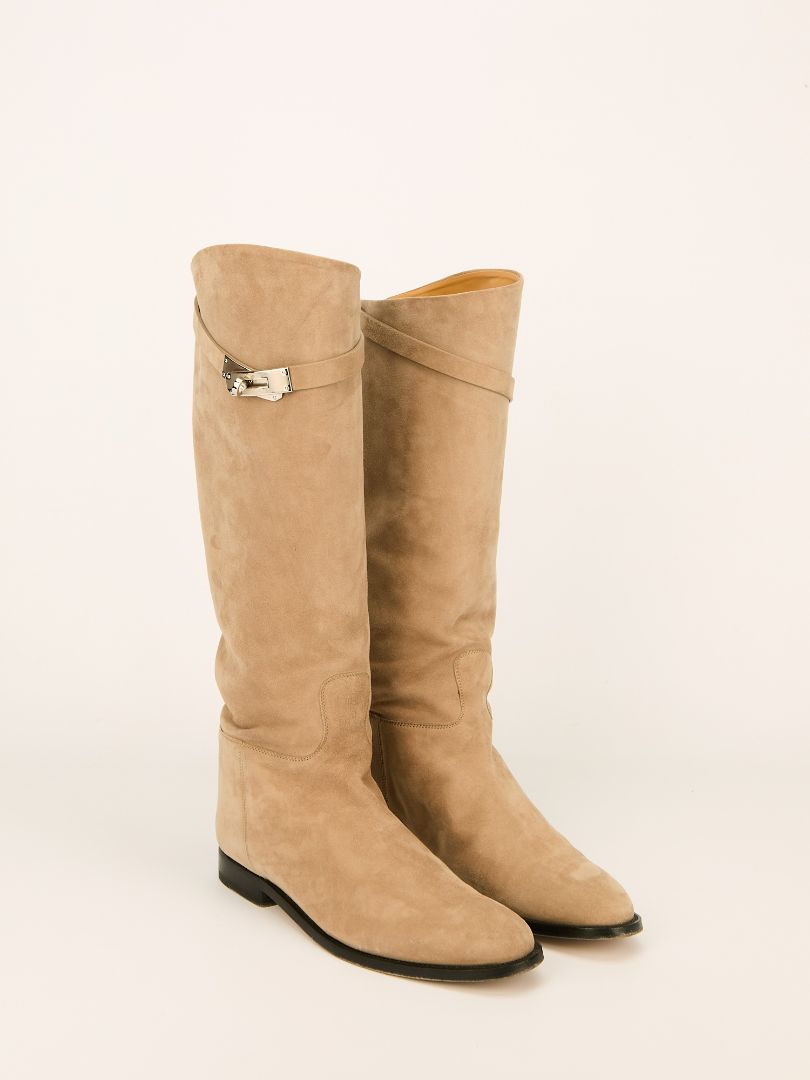 Etoupe Jumping Supple Suede Boot