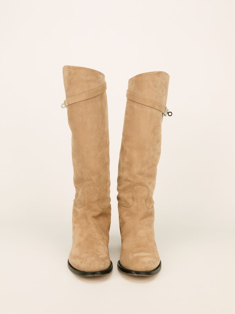 Etoupe Jumping Supple Suede Boot