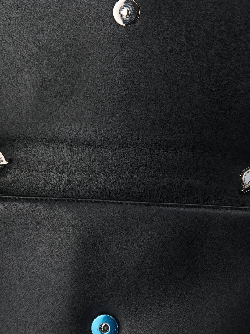 Black Boy Brick Flap Bag With SHW