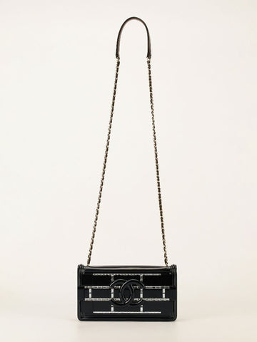 Black Boy Brick Flap Bag With SHW