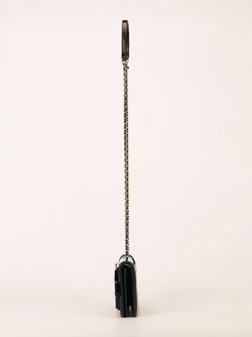 Black Boy Brick Flap Bag With SHW