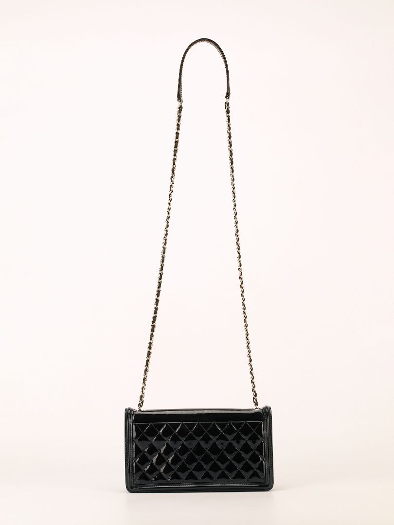 Black Boy Brick Flap Bag With SHW