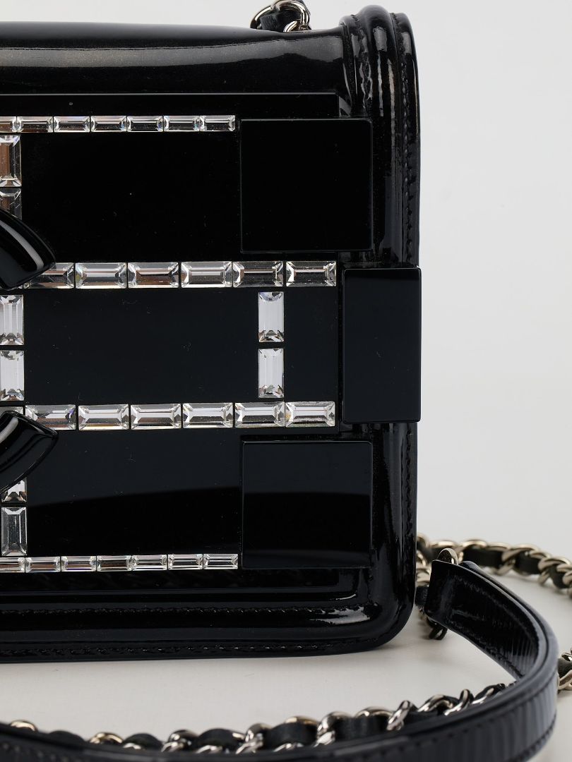 Black Boy Brick Flap Bag With SHW