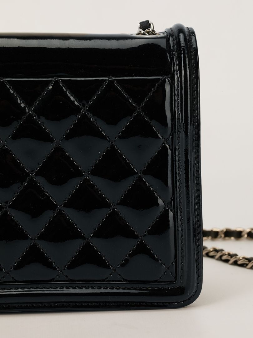 Black Boy Brick Flap Bag With SHW