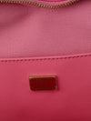 Large Pink Quilted Love Heart Bag With GHW
