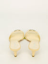 Vintage Butter Yellow Kitten Heel