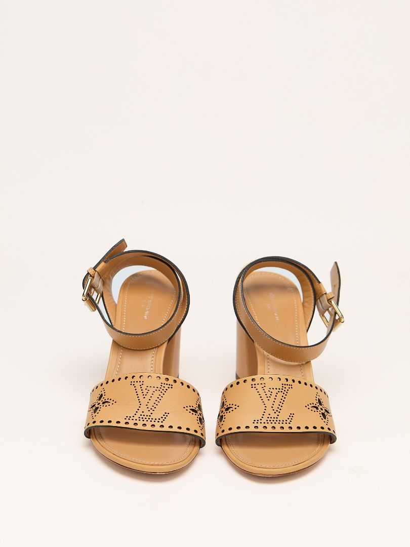 Caramel Mahina Block Heels