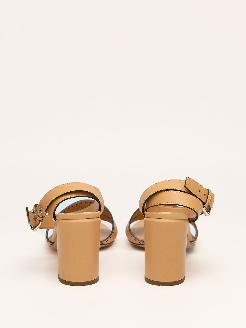 Caramel Mahina Block Heels