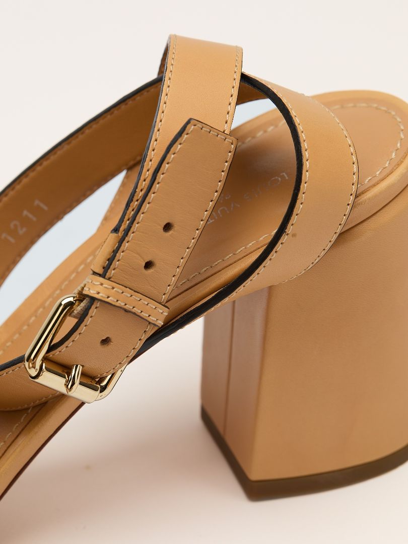 Caramel Mahina Block Heels
