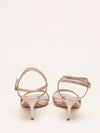 Metallic Pink Dway Heeled Sandals
