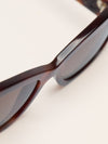 Tortoise Shell Rectangle Sunglasses