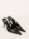 Black Babylone Breteuil Slingback Pumps