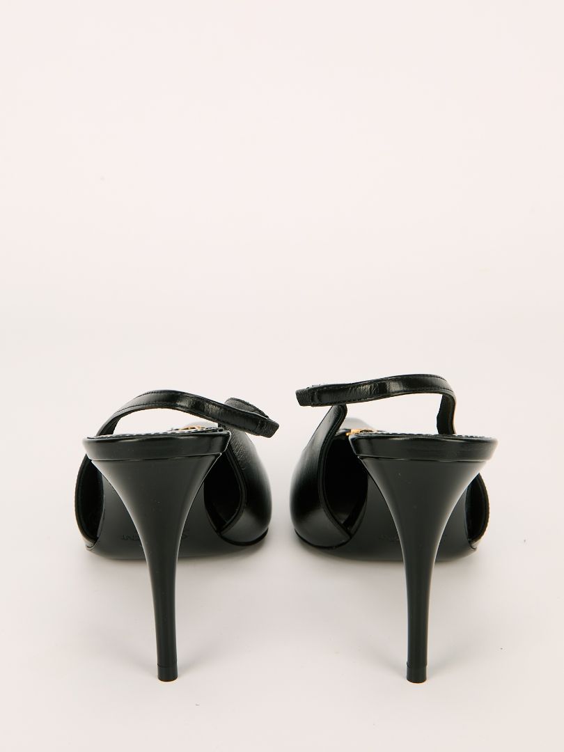 Black Babylone Breteuil Slingback Pumps