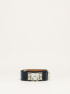 Black Collier de Chien Belt With SHW