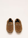 Brown GG Suede Jordaan Loafers