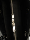 Black Grained Sac De Jour Tote With SHW