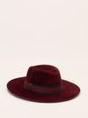 Bordeaux Rabbit Felt Fedora