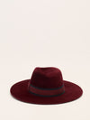 Bordeaux Rabbit Felt Fedora