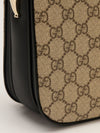 Ebony & Black Medium 1955 Horsebit Shoulder Bag