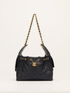 Navy 25 Small Handbag With GHW