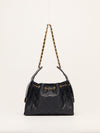 Navy 25 Small Handbag With GHW