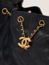 Navy 25 Small Handbag With GHW