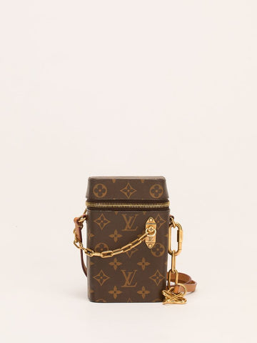 Monogram Phone Box Bag With GHW