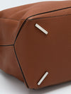 Tan Large Mens Classic Puzzle Bag With SHW