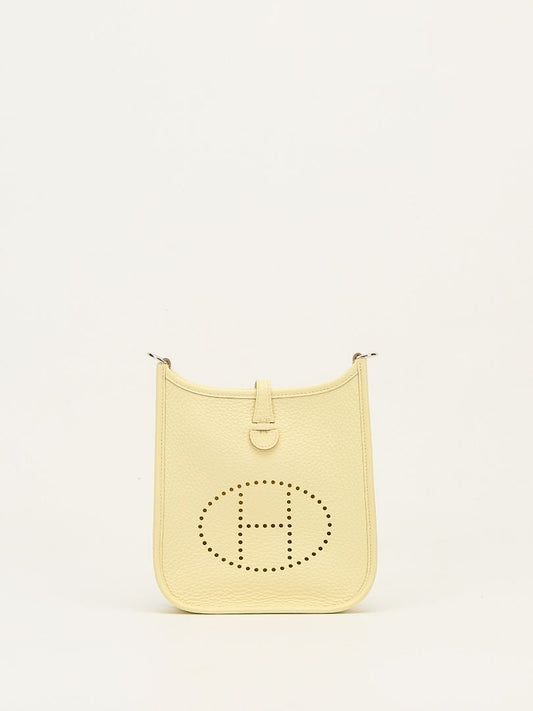 Evelyne 16 Jaune Milton Taurillon Clemence Bag With PHW 2024 W Stamp