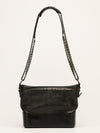 Black Medium Python Gabrielle Hobo Bag