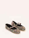 Multi Gem Embellished Mary Jane Flats