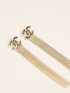 Champagne CC Tassel Chain Jewellery Set