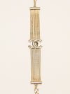 Champagne CC Tassel Chain Jewellery Set