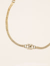Champagne CC Tassel Chain Jewellery Set
