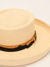 Black Gambler Panama Straw Hat