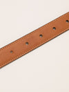 Tan Triomphe Belt 25MM in Natural Calfskin Leather