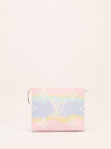 Pink & Purple Pastel Tie-Dye Escale Toiletry Pouch