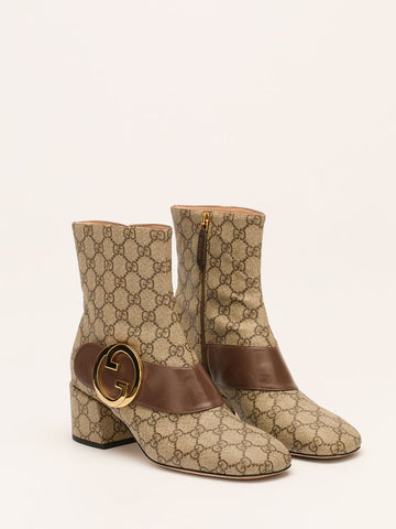 Supreme Canvas & Ebony Blondie Ankle Boot