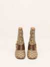 Supreme Canvas & Ebony Blondie Ankle Boot