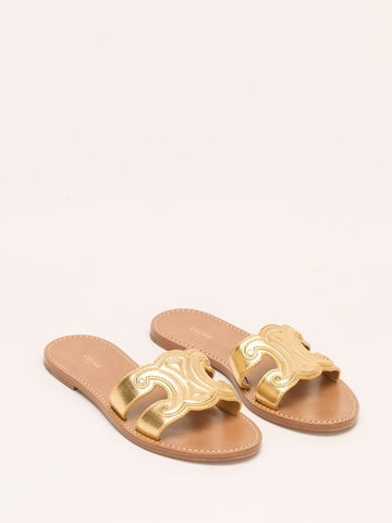 Gold Triomphe Slides