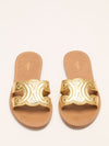Gold Triomphe Slides