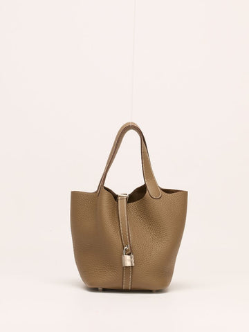 Picotin 18 Etoupe Taurillon Clemence With PHW 2025 K Stamp