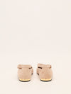 Black & Beige Patent Cap Toe Mary Jane Flats