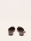 Black & Brown FFold Animal Print Slingbacks