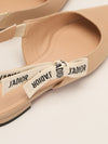 Nude J'Adior Slingback Flats