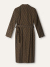 Brown Canvas Trench Coat