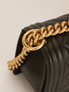 Black Medium Caviar Boy Bag With GHW
