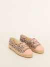 Pink Tweed Espadrilles