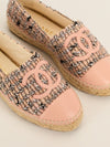 Pink Tweed Espadrilles