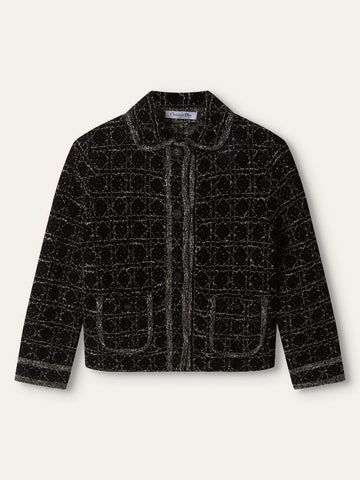 Black & White Macrocannage Jacket